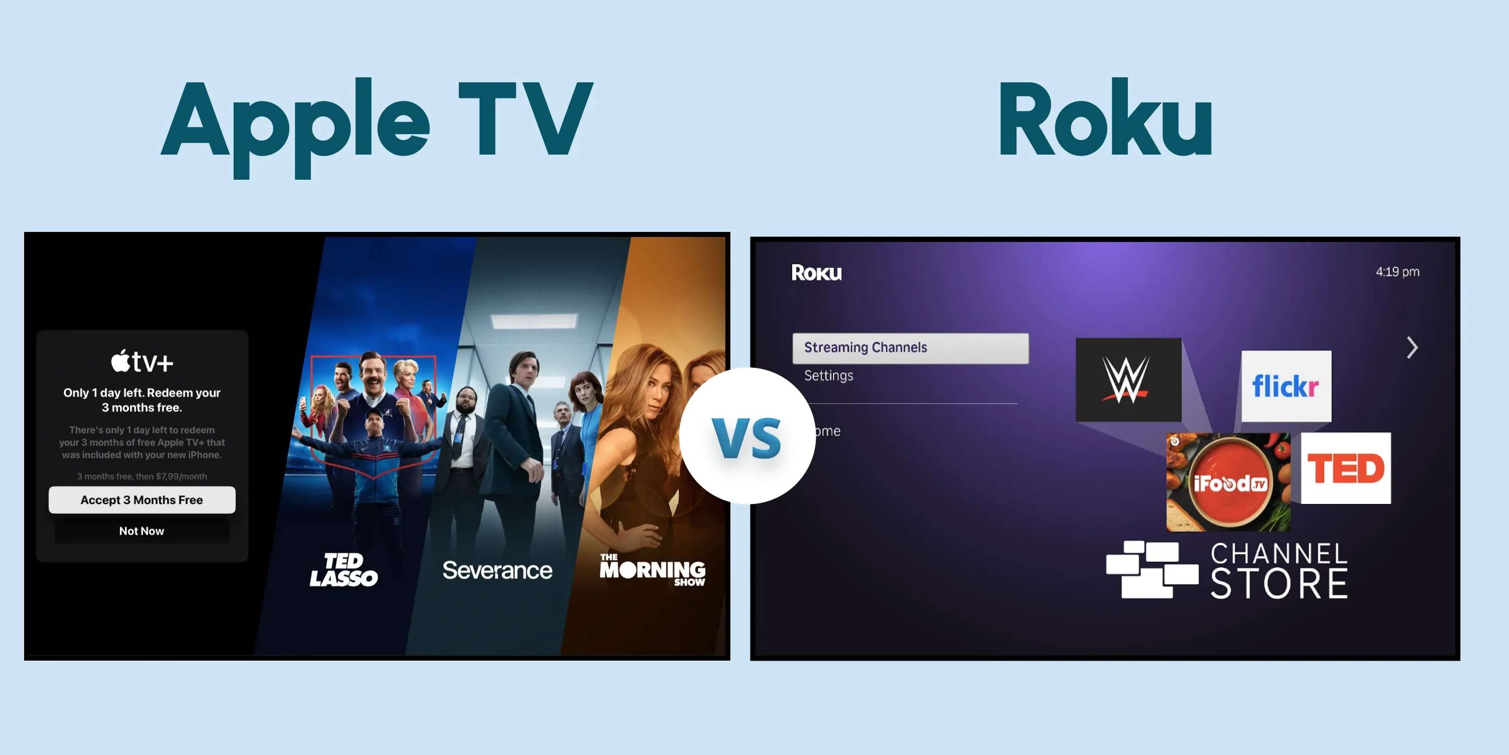 apple tv vs roku