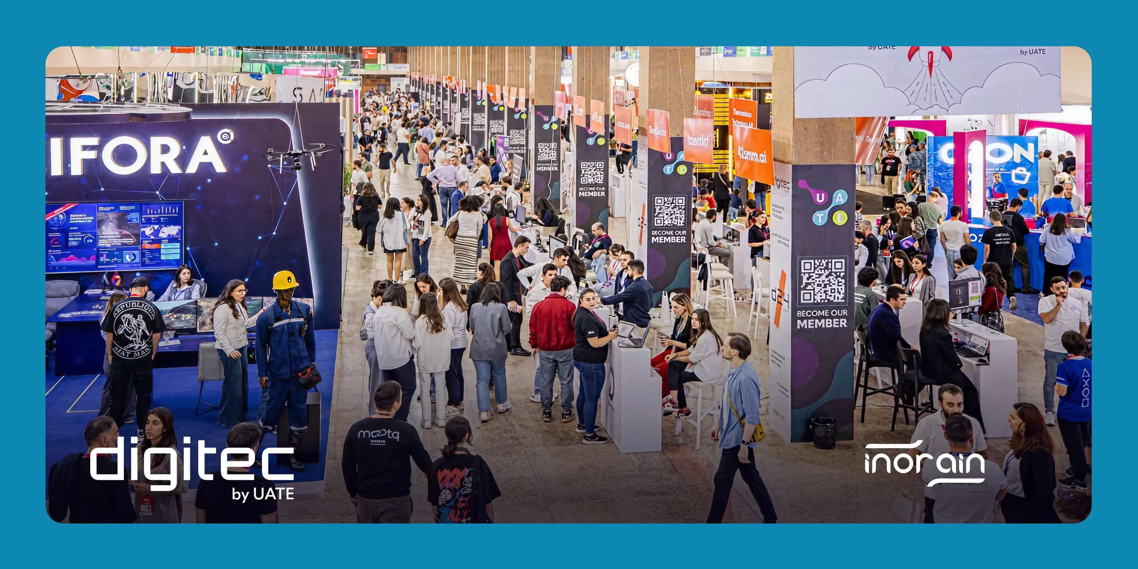 inoRain at DigiTec 2025 in Yerevan