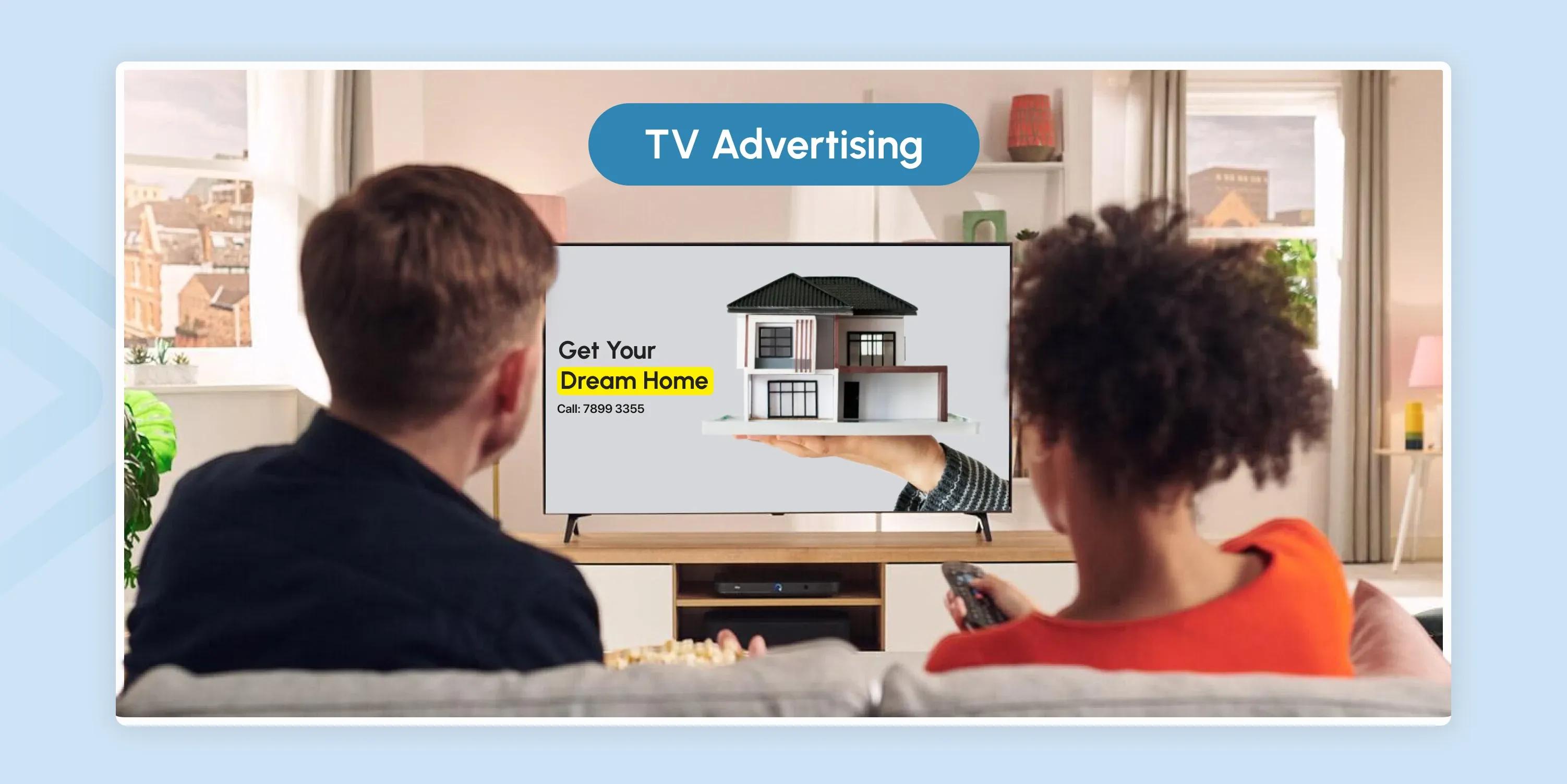Addressable TV advertising