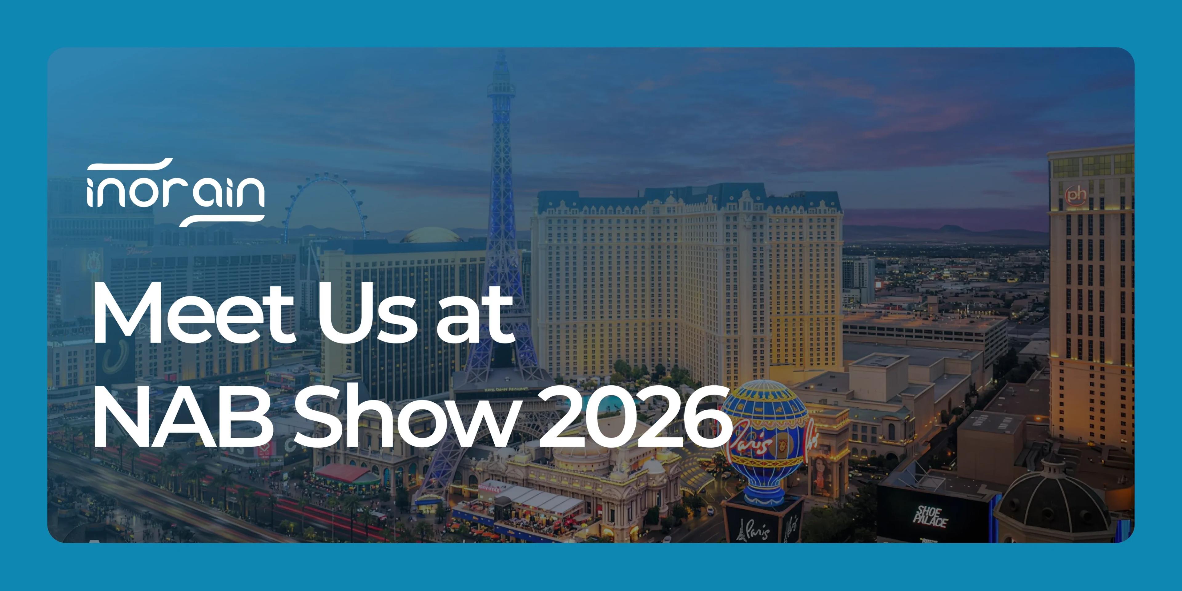 inoRain تظهر لأول مرة في معرض NAB Show New York