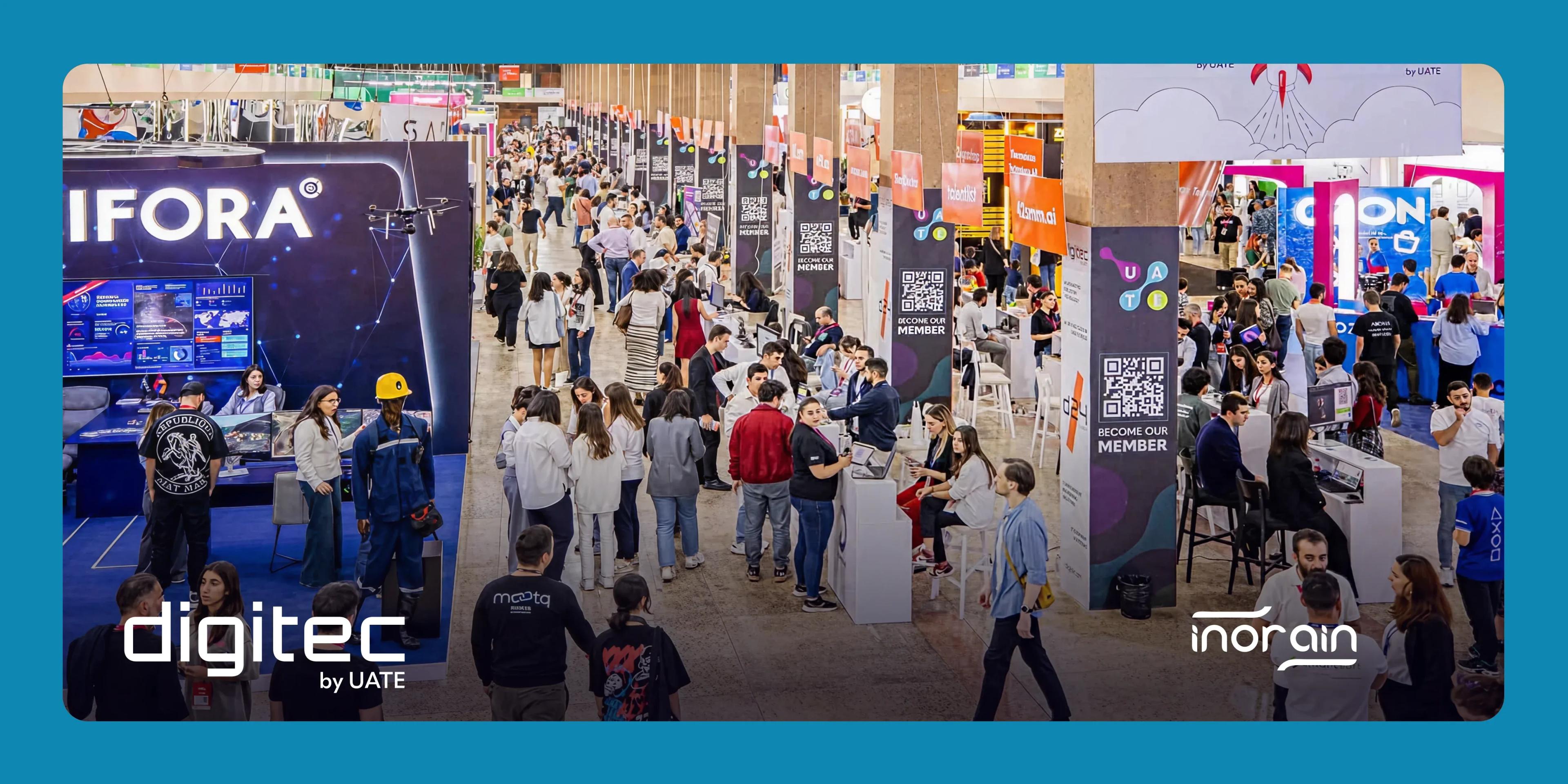 inoRain في معرض DigiTec 2025 في يريفان