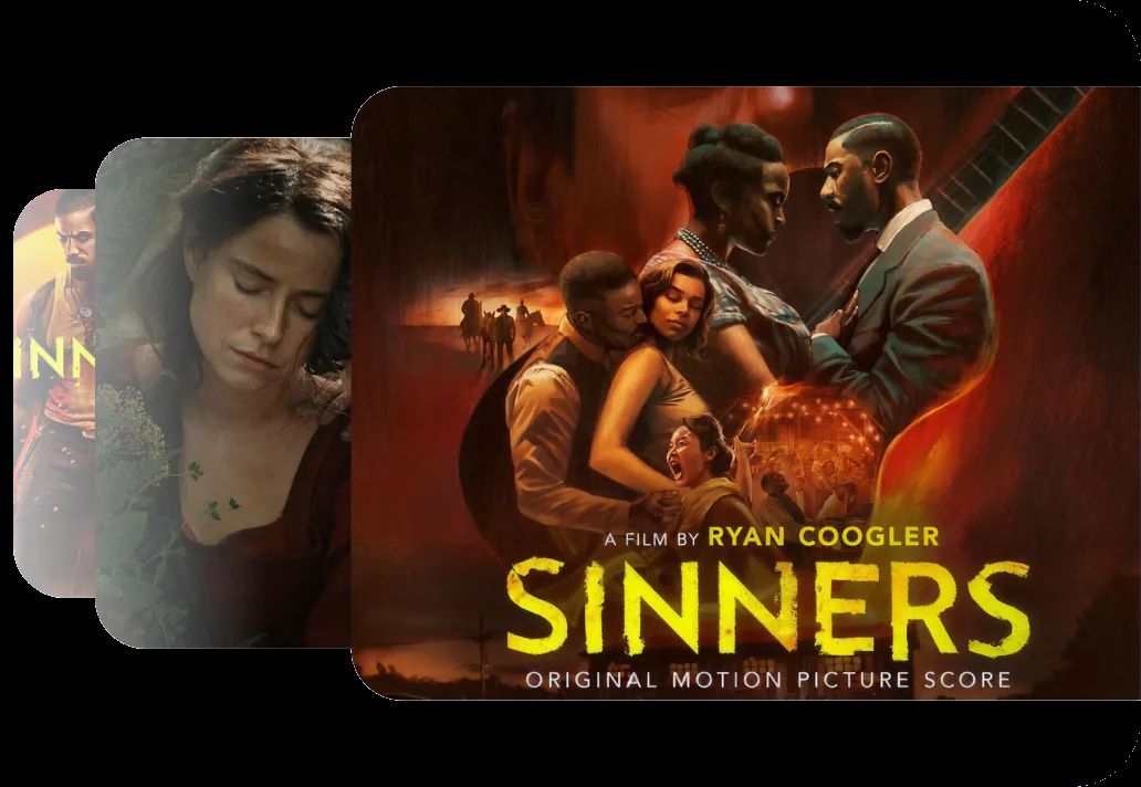 ملصقات أفلام متراصة في كتالوج OTT