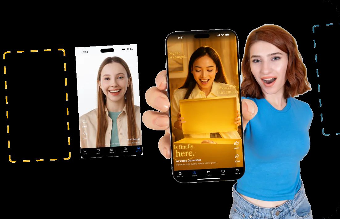 Micro-drama app with vertical episodes on smartphones