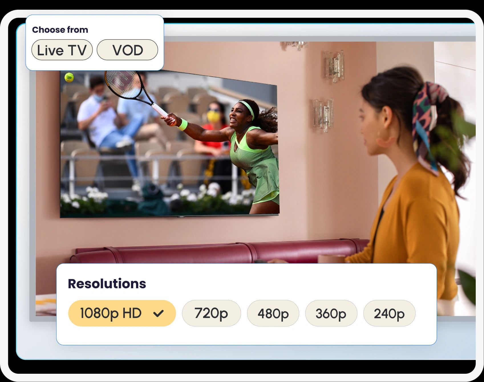 Visualización de entrega de streaming ultra confiable con tecnología híbrida CDN y P2P