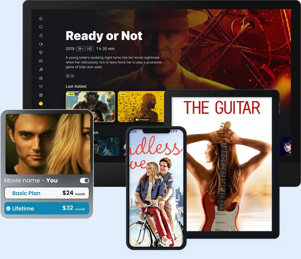 Price testing across multiple devices in a custom OTT app