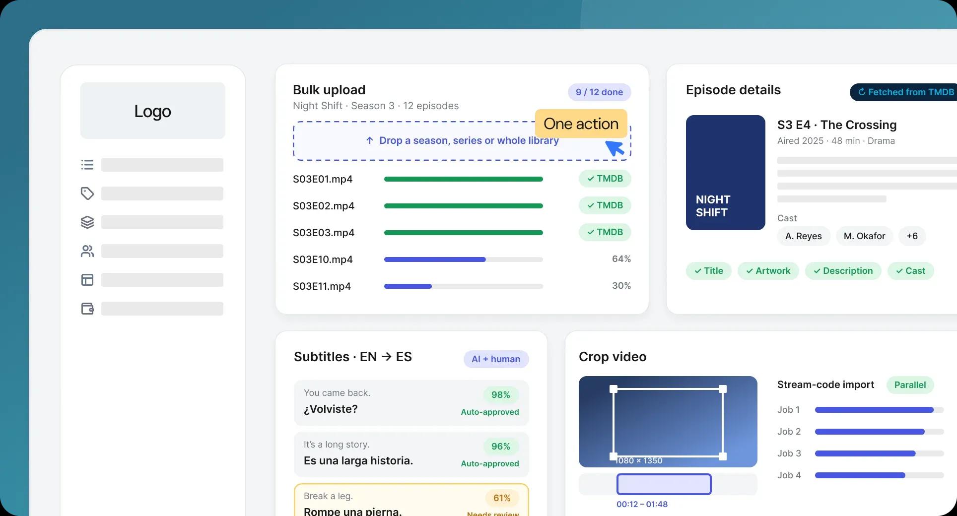 05.03.2026 - Bulk Upload, TMDB & Hybrid Translation