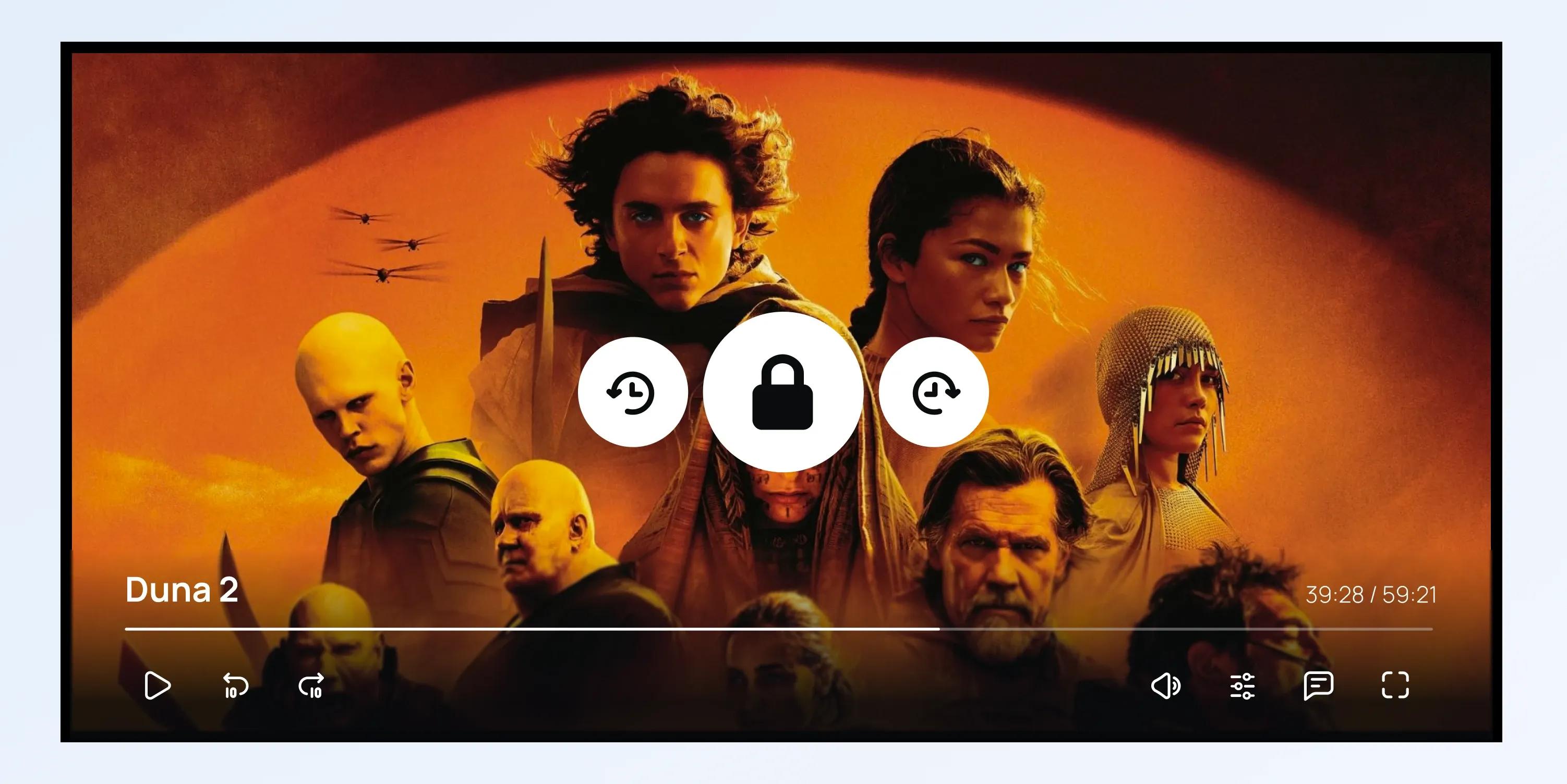 DRM streaming