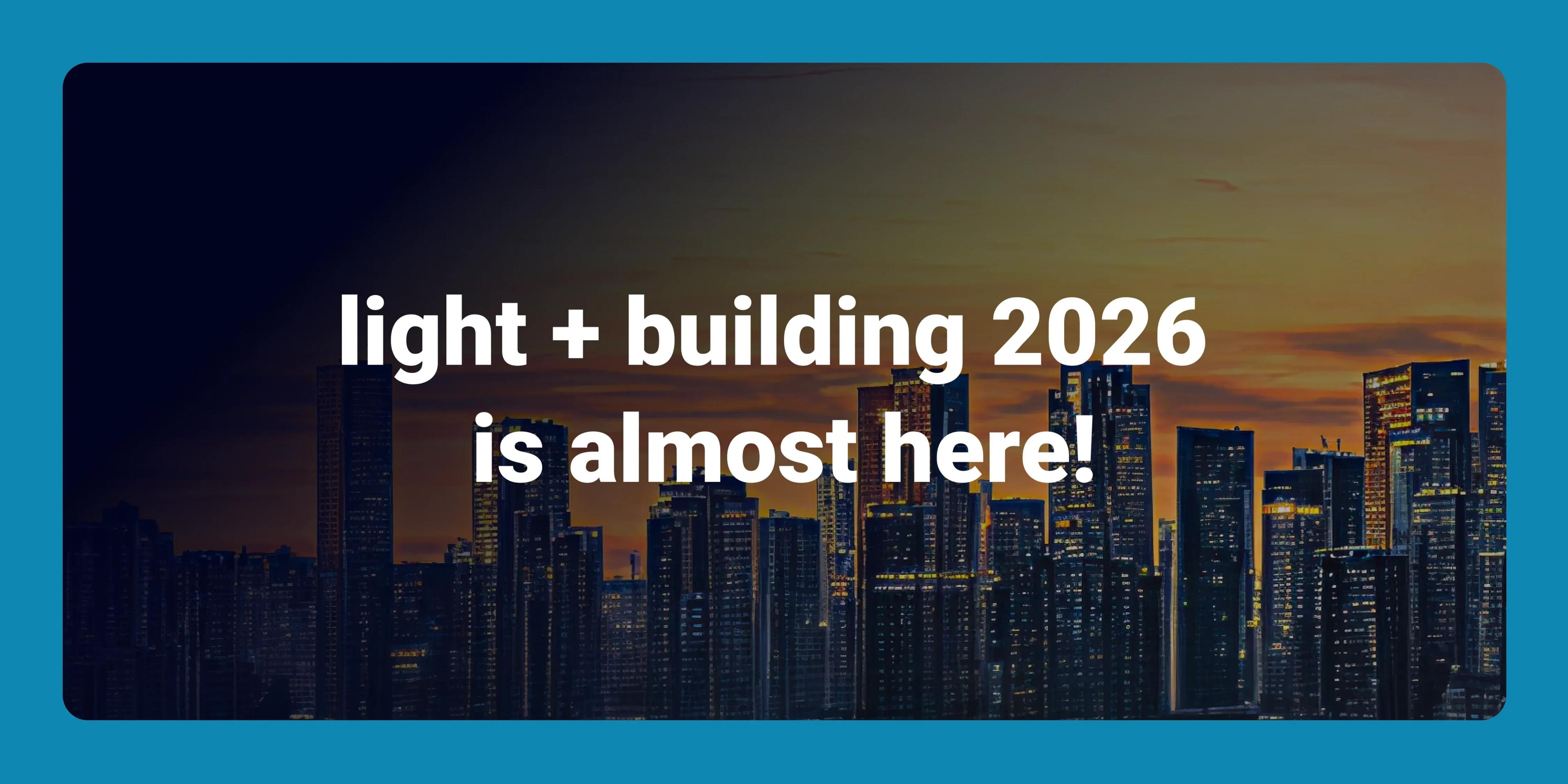 HotelSmarters da inoRain na Light + Building 2026